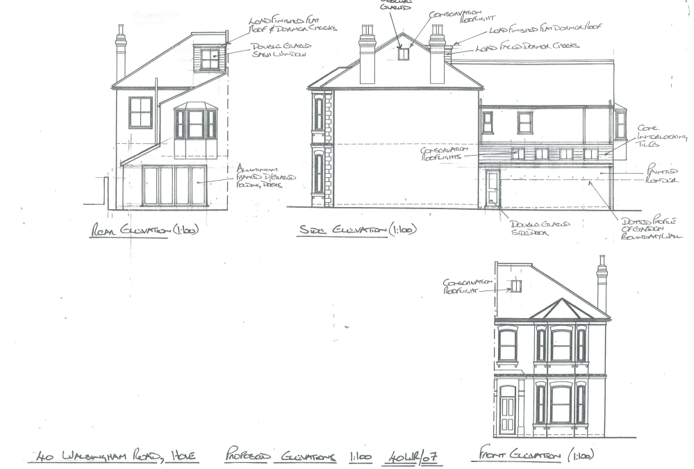 Walsington Road, Hove: Rear extension/Loft Conversion